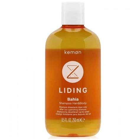 Kemon Liding Bahia Hair Body Shampoo Chłodzący Szampon do Włosów i