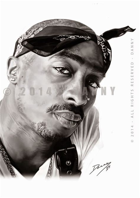 2pac Portrait Portrait Tupac Art 2pac