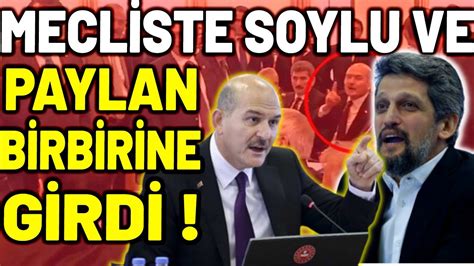 Soylu Ve Garo Paylan Mecliste Birbirine Girdi YouTube