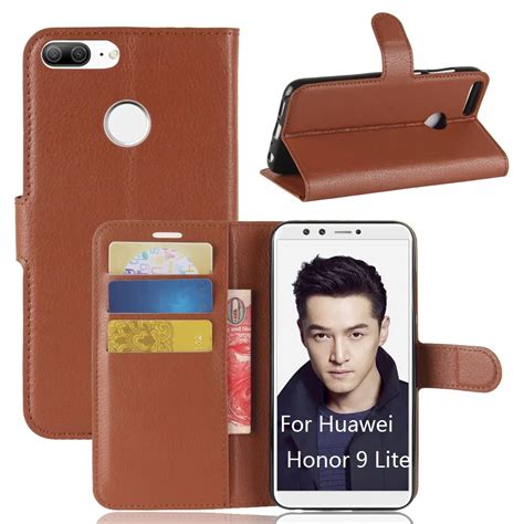 Buy For Huawei Honor 9 Lite Case Luxury Stand Wallet