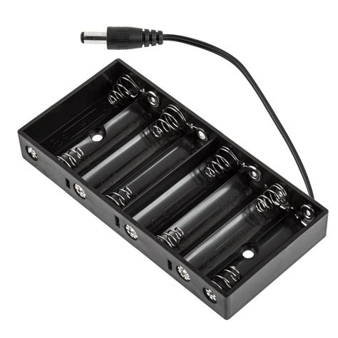 12v Dc Battery Power Supply 8 Cell Aa Battery Holder