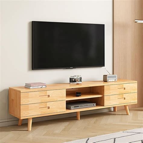 Amazon No Assembly Required Tv Table Wood Tv Stand With Drawers