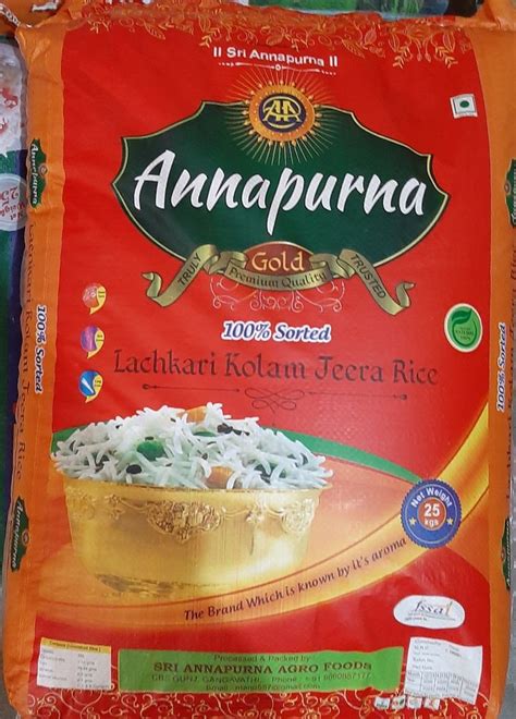 Patanjali Sona Masoori Raw Rice Packaging Type Pp Bag Packaging Size