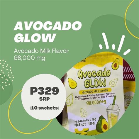 Avocado Glow Sweetened By Stevia Shopee Philippines