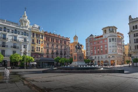 Plaza De Las Tendillas Square Cordoba Andalusia Spain Editorial