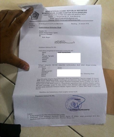 Format Surat Menikah Calon Istri Tentara Delinewstv