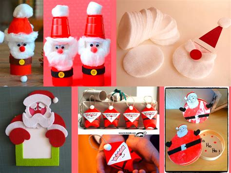 12 bricolages de Père Noël