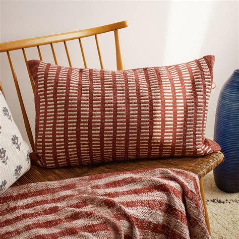 Jacquard Stripe Hand Woven Cushion