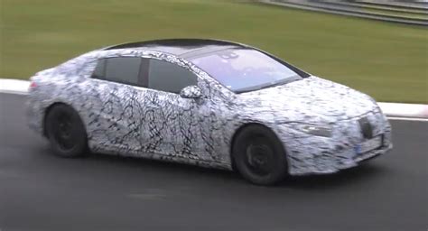 Watch The Mercedes EQS Electric Luxury Sedan Being Tested At The ...