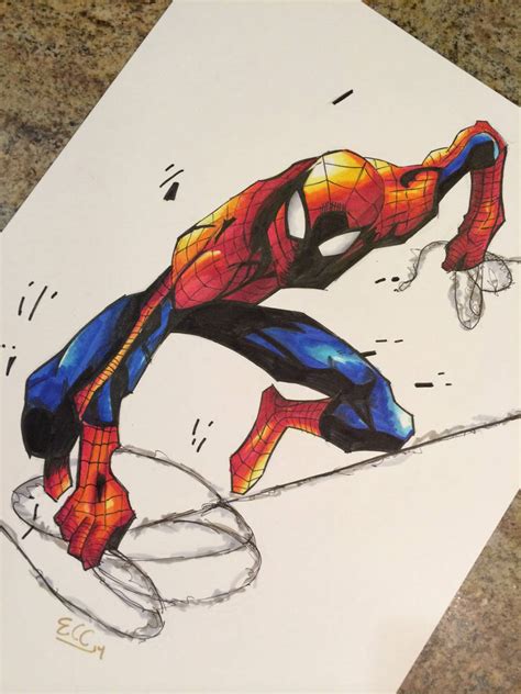 Spider Man Drawing After Joey Vazquez By Ethancastillo On Deviantart