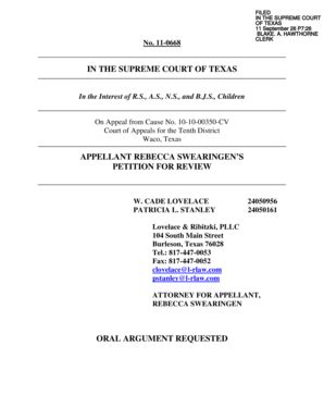 Fillable Online Supreme Courts State Tx 11 September 26 P726 Supreme