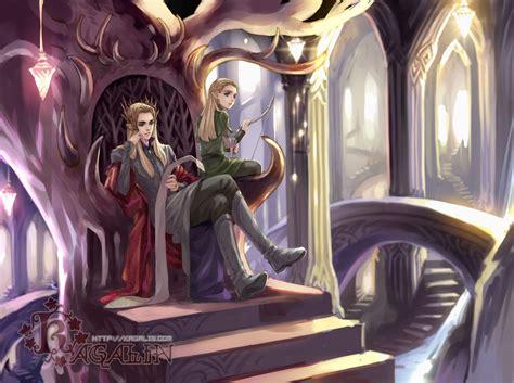 The Hobbit Thranduil And Legolas Fanart