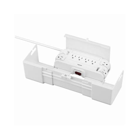 Wiremold CCBP8WH Powered Cable Management Box, White