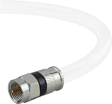 Mediabridge™ Coaxial Cable 8 Feet With F Male Connectors Ultra Series Tri