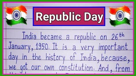 Republic Day Essay In English Essay On Republic Day In English