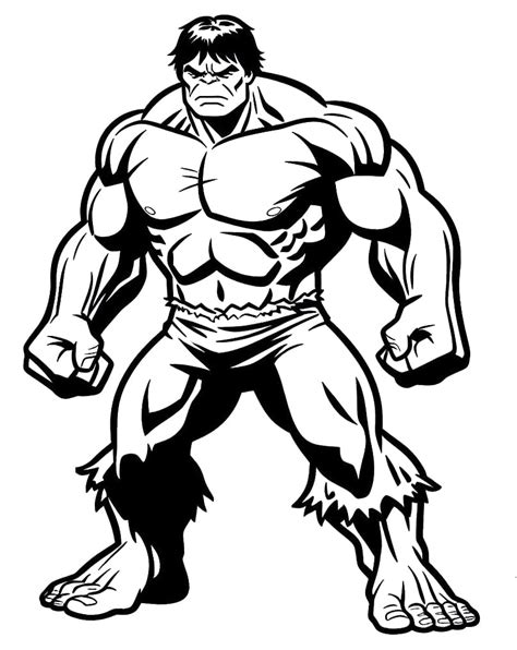 Hulk Image Coloring Page Download Print Or Color Online For Free