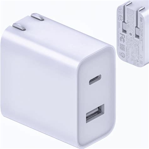 Buy Usb C Dual Port Wall Charger Mi W Soniccharge High Speed Charger