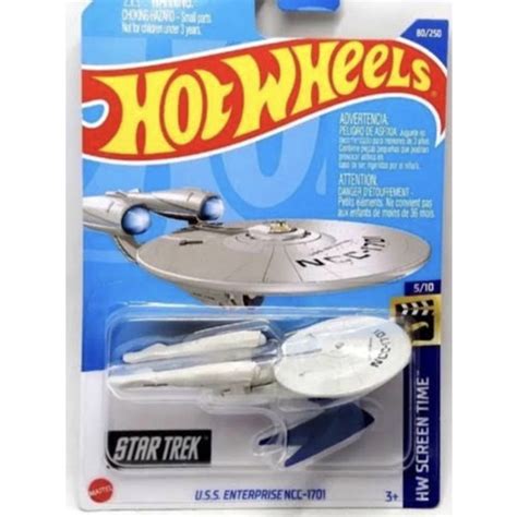 Carrinho Hot Wheels U S S Enterprise NCC Star Trek De Carrinho Hot Wheels U S S