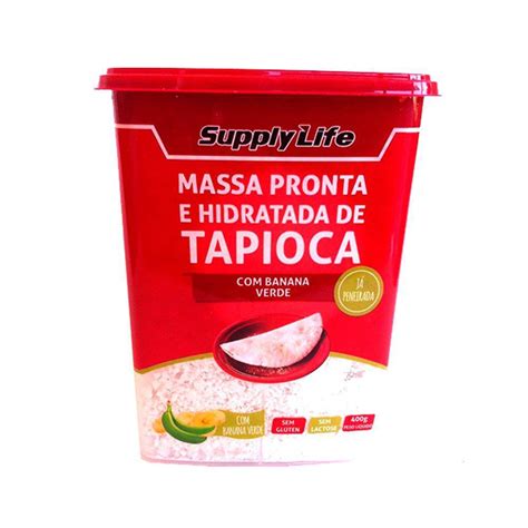 Massa Hidratada Para Tapioca Supply Life 400grs Quinoa