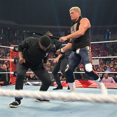 Cody Rhodes Vs WWE Security Monday Night Raw April 17 2023 WWE