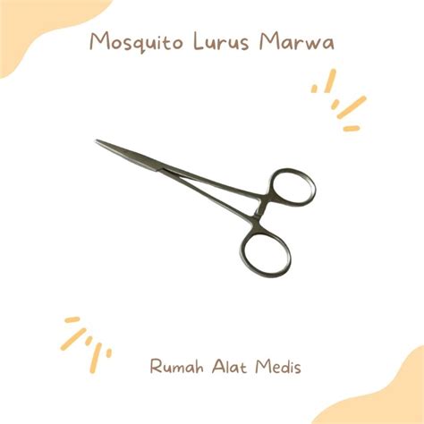 Jual Klem Arteri Mosquito Marwa Klem Mosquito Lurus Bengkok 12 5cm