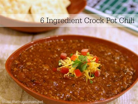 Stay Warm With This 6 Ingredient Crock Pot Chili