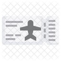 Boarding Pass Icon - Download in Flat Style