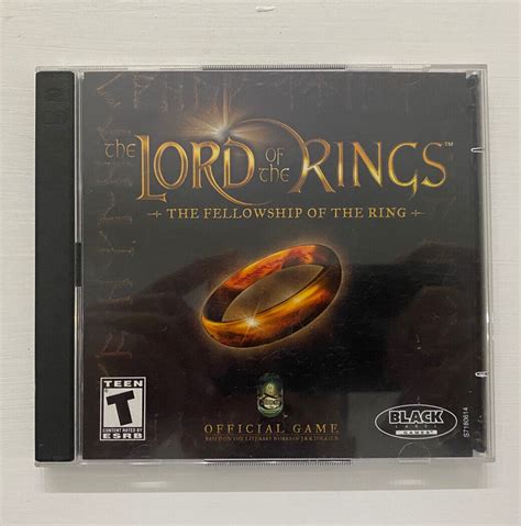 The Lord Of The Rings The Fellowship Of The Ring Pc Game Great Discs Ebay