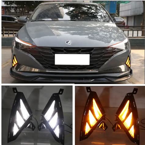 X Drl For Hyundai Elantra Led Daytime Running Light Fog Lamp