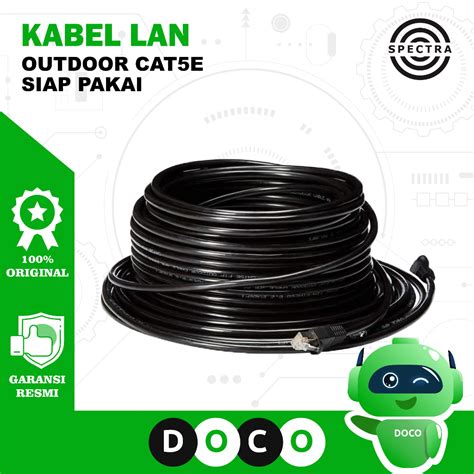 Jual Spectra Kabel Lan Siap Pakai Outdoor Cat E Utp Stp Ftp Jaringan