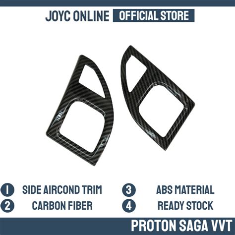 CARBON FIBRE Proton Saga VVT 2016 2022 Interior Cover Trim