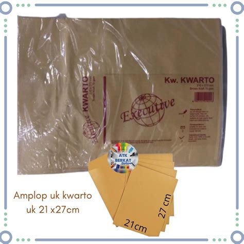 Jual Amplop Coklat Kwarto Wuato Kuarto Shopee Indonesia