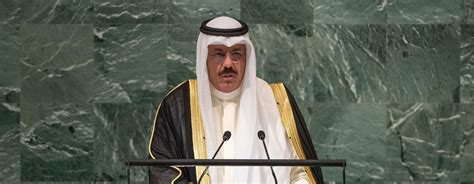 رئيس الوزراء الكويتي التحديات التي تواجه البشرية تتطلب تعاونا دوليا