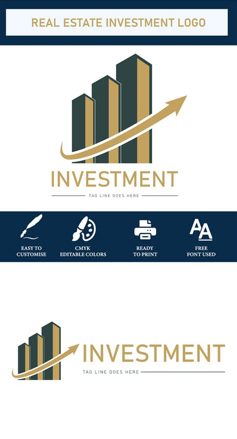 Investment Logo Template Real Estate Investment