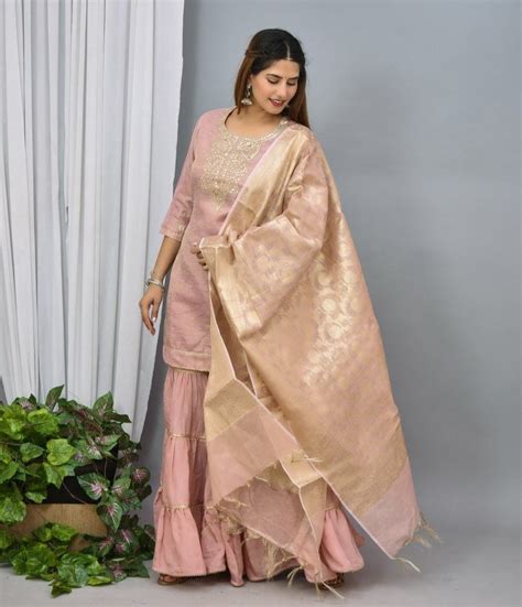 Unstitched Aaditri Banarasi Gota Patti Suit At Rs In Jaipur