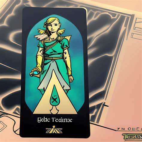 Zelda Tarot Card Stencil Design Creative Fabrica