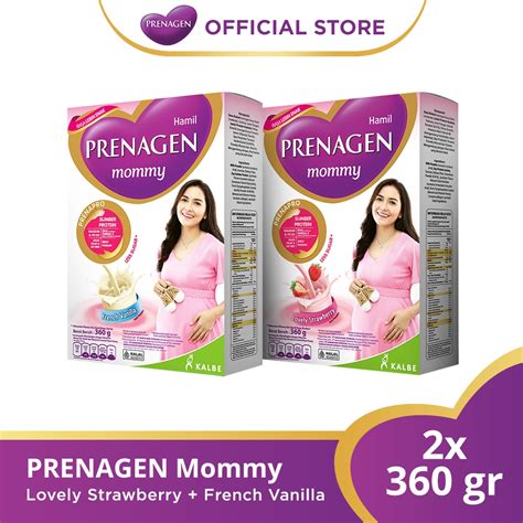 Jual PRENAGEN Mommy French Vanilla 360 Gr Love Strawberry 360 Gr