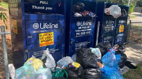 Charity Donation Bins Used As Free Garbage Dumps Community