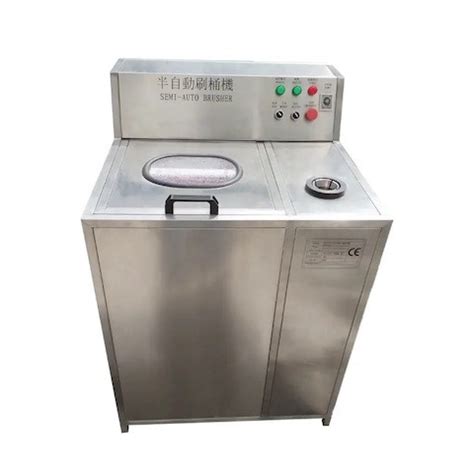 Stainless Steel Semi Automatic Bottle Washing Machine For Gallon