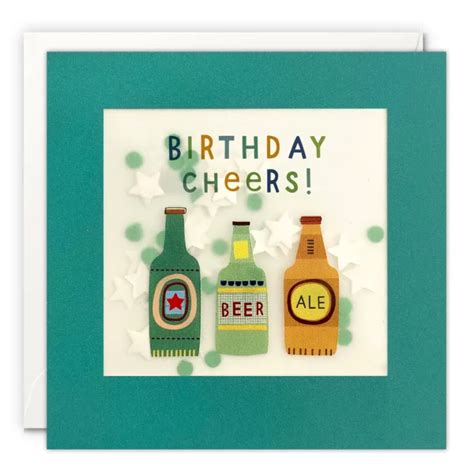 Birthday Cheers Paper Shakies Card The Dotty House