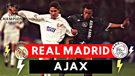 Real Madrid Vs Ajax All Goals Uefa Champions League Youtube