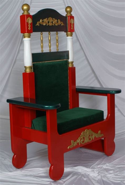 Santas Chair Angle View Christmas Chair Christmas Diy Wood Chair