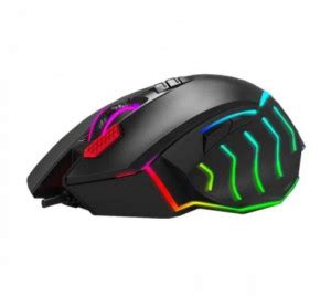 A Tech Bloody J S Fire Rgb Animation Black Wired Gaming Mouse