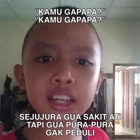 Meme Kesal Sama Ucapan Orang Lain