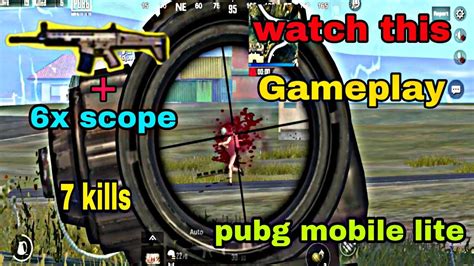 Scarl And 6x Scope Is Best Combination Watch This 7 Kills Gameplay