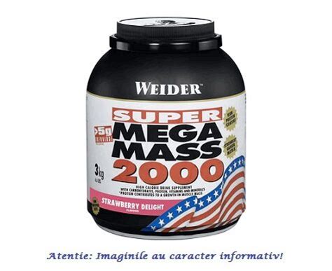 Super Mega Mass Cu Aroma De Vanilie Kg Weider La Lei