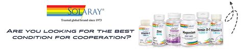 Solaray wholesale distributor. Supplements and sport nutrition ...
