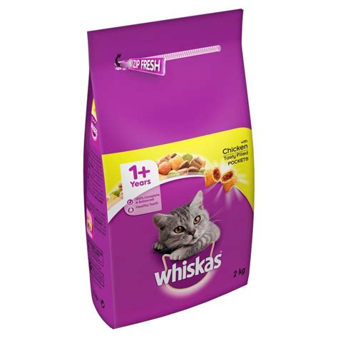 Buy Whiskas 1+ Complete Chicken - 2kg | Save with Heart Pet Supplies ...
