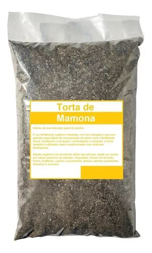 Torta De Mamona Adubo Org Nico Natural Fertilizante Kg