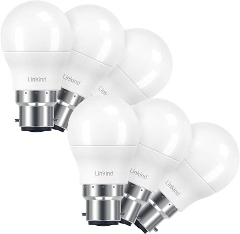 Linkind Ampoule LED à baïonnette B22 G45 7 5W équivalent 60W